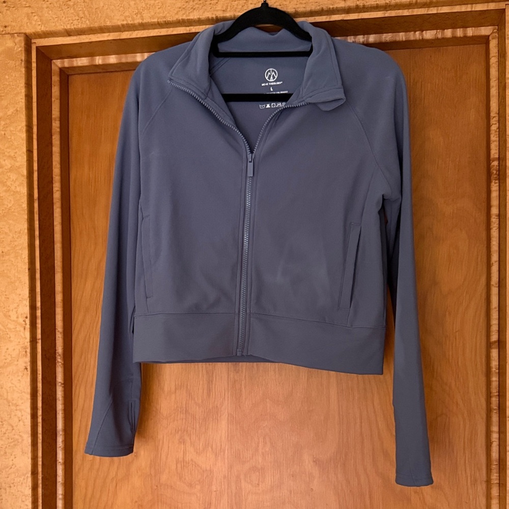 Gray Zip-Up Jacket